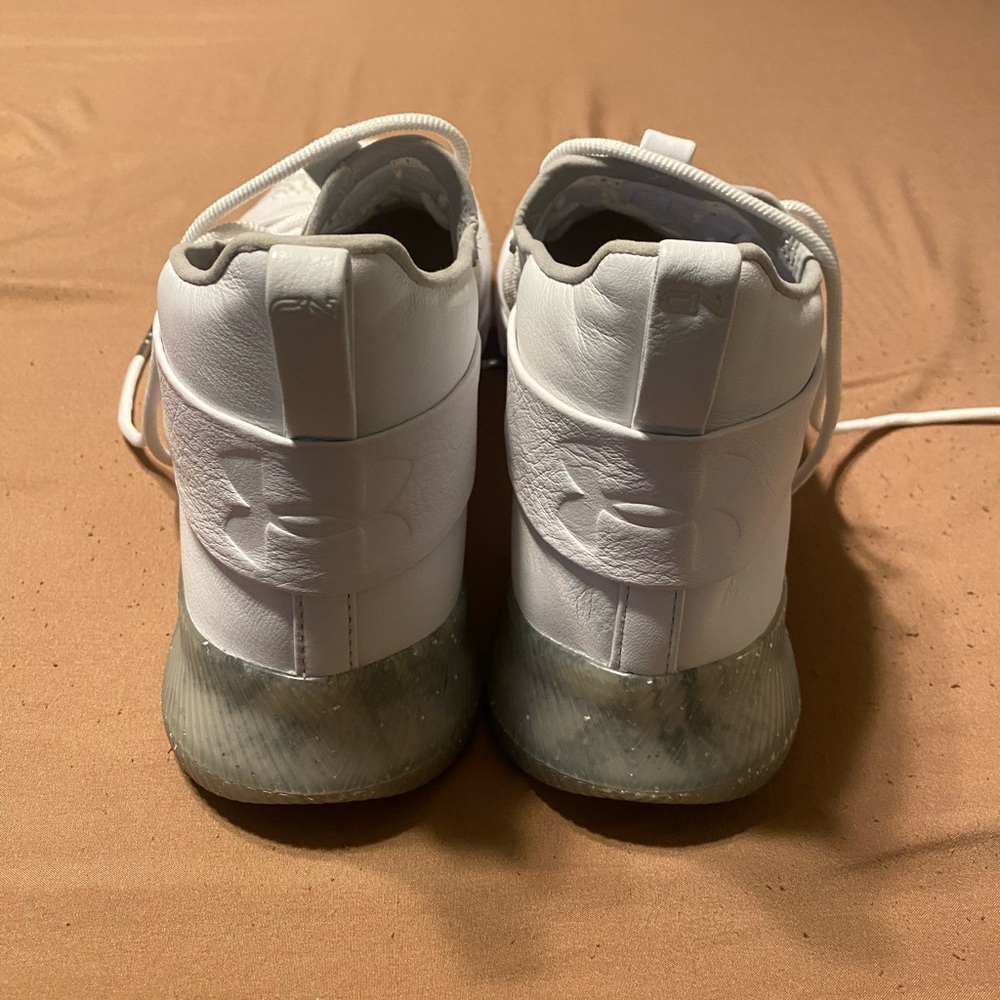 Cam Newton Men's White Athletic Shoes - Picture 3 of 5